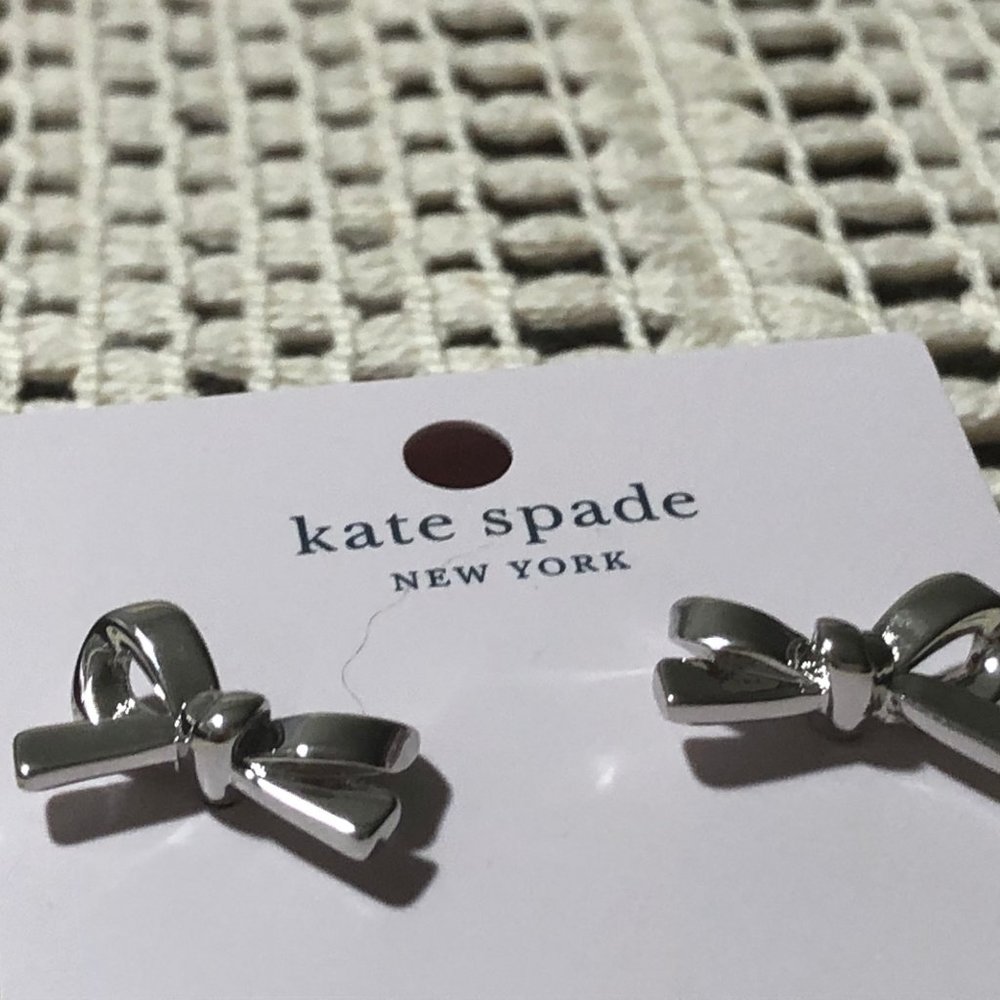 skinny mini bow studs by Kate Spade. - Picture 13 of 16
